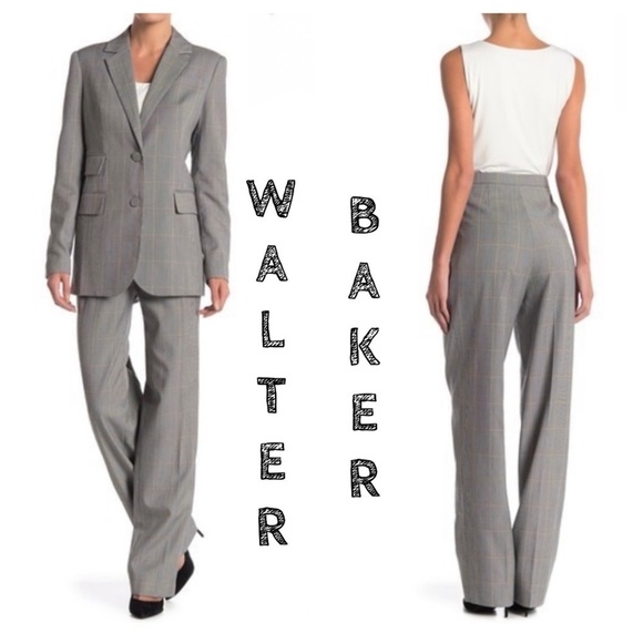 W118 by Walter Baker Francine plaid Printed Pants - Picture 1 of 13